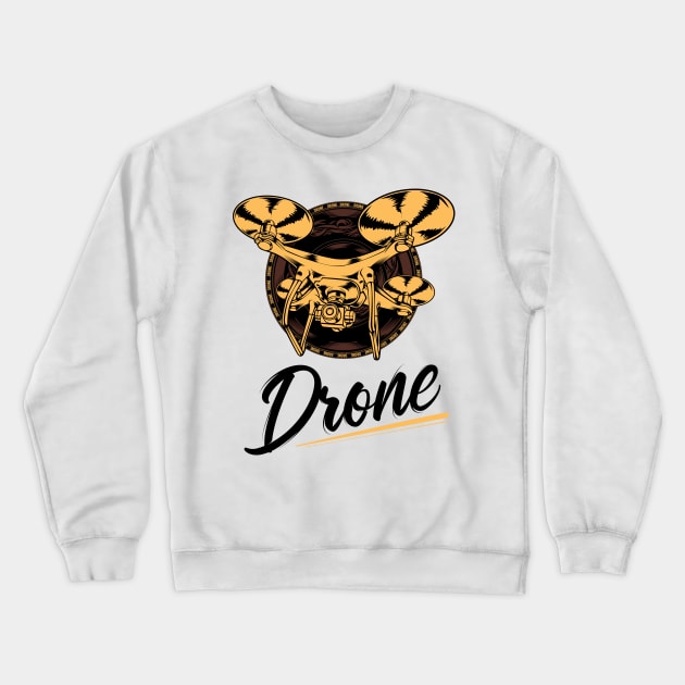 Drone Crewneck Sweatshirt by Lumio Gifts